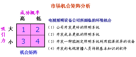 市場機會矩陣分析